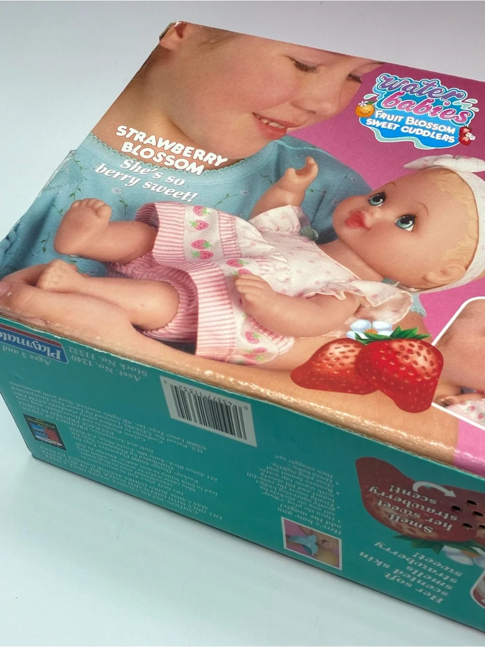 2000 Water Babies Strawberry Blossom Sweet Cuddlers Doll New Open Box Rare Vtg